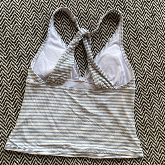 Two piece nautical stripe  tankini set - Picture 5 of 7